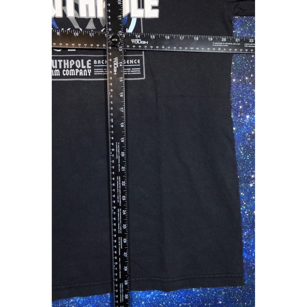Vintage Southpole Graphic T-Shirt Size XL Black 2000s Y2K Grunge Hip Hop Skater - Picture 6 of 8